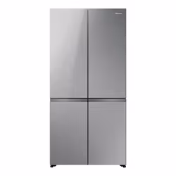 Hisense RQ768N4GVE, Freestanding, Multi door, Black, Black Glass, Touch, LED