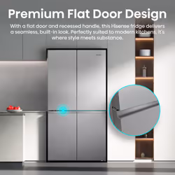 Hisense RQ5P640SSSD side-by-side refrigerator Freestanding 647 L D Stainless steel - Additional view 6