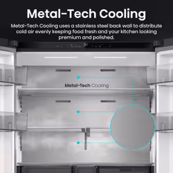 Hisense RQ5P640SSSD side-by-side refrigerator Freestanding 647 L D Stainless steel - Additional view 7