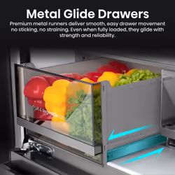 Hisense RQ5P640SSSD side-by-side refrigerator Freestanding 647 L D Stainless steel - Additional view 8