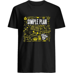 Simple Plan Get Your Heart On T-Shirt Black - L
