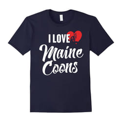 Maine Coons T-Shirt for Cat Lovers-Father's Day - L