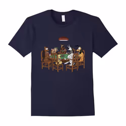 Poker Dogs shirts Dog lover tee shirts-Father's Day - XL