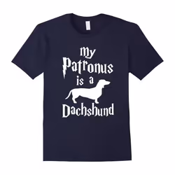 My Patronus is a Dachshund Dog T-Shirt Dachshund Lover-Father's Day - XL