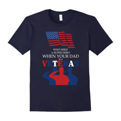 My Dad Is Veteran T-shirt | Gift For Father's Day-Father's Day - L
