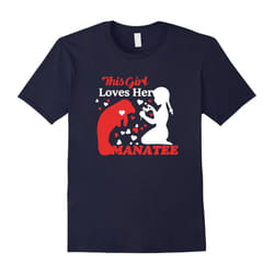 This Girl Loves Her Manatee T-shirt-Father's Day - XL