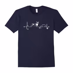 Cardigan Welsh Corgi T-Shirt, i love Cardigan Welsh Corgi he-Father's Day - L