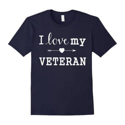 I love my Veteran Tshirt-Father's Day - L