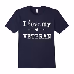 I love my Veteran Tshirt-Father's Day - XL