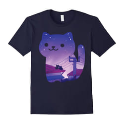Colleting Nights â Cat Love T-Shirt-Father's Day - L