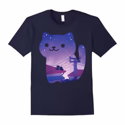 Colleting Nights â Cat Love T-Shirt-Father's Day - XXXL