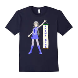 Anime Girl Fan T-shirt for Anime Lover-Father's Day - L