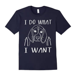 I do what I want Beagle lover t shirt gift-Father's Day - L