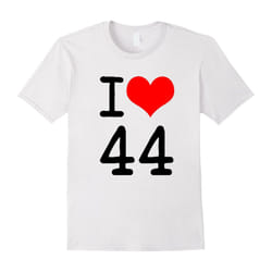 I Love 44 T Shirt â Barack Obama Political Father's Dayothing-Father's Day - S