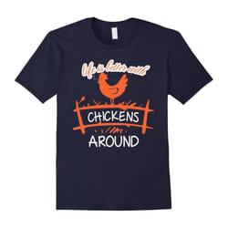 Funny Love Chicken Lover T Shirt Gifts Chicken Tee Shirt-Father's Day - S