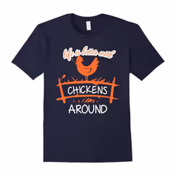 Funny Love Chicken Lover T Shirt Gifts Chicken Tee Shirt-Father's Day - M