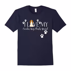 I Love My Cavalier King Charles Spaniel Dog Shirt Dogs Mom-Father's Day - XXXL