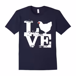 Chicken Shirt â Love Chicken T-shirt-Father's Day - L