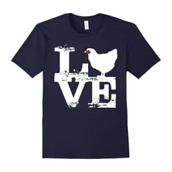 Chicken Shirt â Love Chicken T-shirt-Father's Day - XL