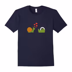 Cute âSnail Loves Tape Dispenserâ T-Shirt â LOVE, Couple-Father's Day - M