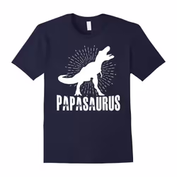 Men's Papasaurus Rex T-shirt-Father's Day - M