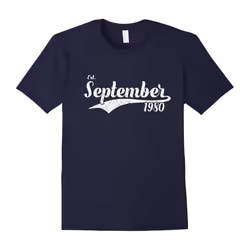 Est September 1980 Shirt â Great 37th Birthday Gifts TShirt-Father's Day - XXXL
