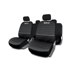 SPARCO LAZIO SPC1042SV Seat cover black/grey Polyester Front and Rear