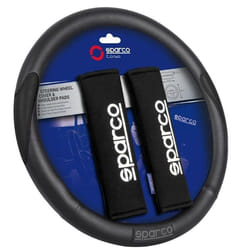 SPARCO PACK SPC1116KBK Steering wheel cover black/grey 37-38