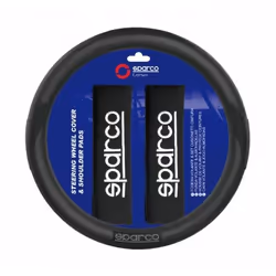 SPARCO PACK SPC1116KBK Steering wheel cover black/grey 37-38