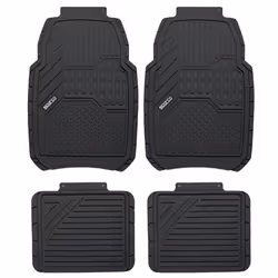 Floor mat set; SPARCO; PVC 4 black