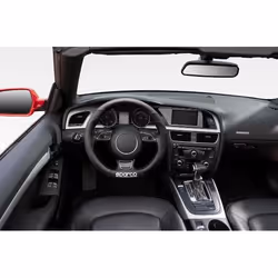 SPARCO SPS113 Steering wheel cover black/grey PVC CITROËN: C4 II Cactus, VOLKSWAGEN: Golf 7 - Additional view 5