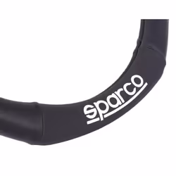 SPARCO SPS114 Steering wheel cover black/grey PVC PEUGEOT: 208 I Hatchback