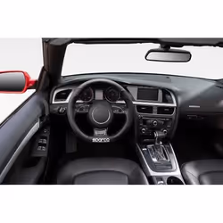 SPARCO SPS114 Steering wheel cover black/grey PVC PEUGEOT: 208 I Hatchback - Additional view 5