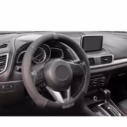 SPARCO SPS136BL Steering wheel cover black 37.5 PVC