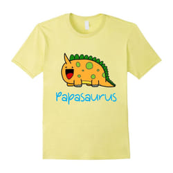 Papasaurus Funny Fathers Day T-Shirt-Father's Day - XL