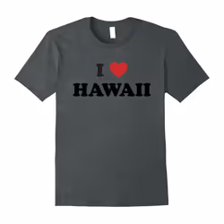 I love heart State of Hawaii Vacaction Shirt-Father's Day - M