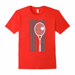 American Flag Tennis Shirt â I Love Tennis T-Shirt-Father's Day - S