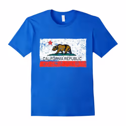 Vintage California Republic T-shirt Cali Life I Love CA-Father's Day - L