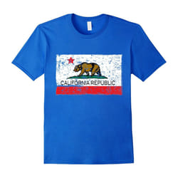 Vintage California Republic T-shirt Cali Life I Love CA-Father's Day - XXL