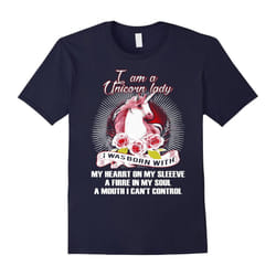Unicorn Lovers Tee I Am A Unicorn Ladies T Shirt-Father's Day - S