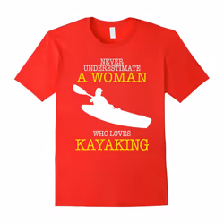 Kayak T-shirt , Never underestimate an old woman who loves K-Father's Day - S