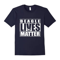 Beagle Lives Matter Dog Lover T-Shirt-Father's Day - M