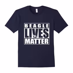 Beagle Lives Matter Dog Lover T-Shirt-Father's Day - L