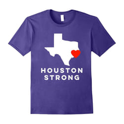 I Love Houston Texas T-Shirt-Hurricane Support HoustonStrong-Father's Day - M