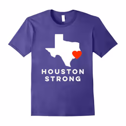 I Love Houston Texas T-Shirt-Hurricane Support HoustonStrong-Father's Day - XL