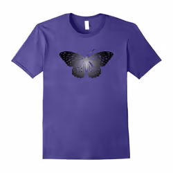 Black Butterfly Artsy Lepidoptera T-Shirt For Nature Lovers-Father's Day - L