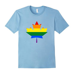 Pride March Canada Maple Leaf Love Peace-Father's Day - XL