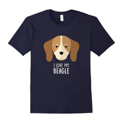 I Love My Beagle T Shirt â Beagle Dog Owner Tee-Father's Day - XL