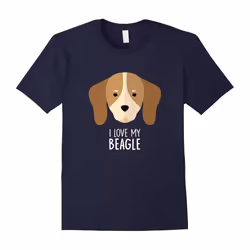 I Love My Beagle T Shirt â Beagle Dog Owner Tee-Father's Day - XXL