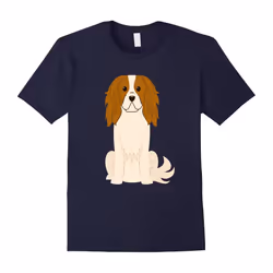 Cavalier King Charles Spaniel Dog Shirt Dogs Mom Dad Puppy-Father's Day - L